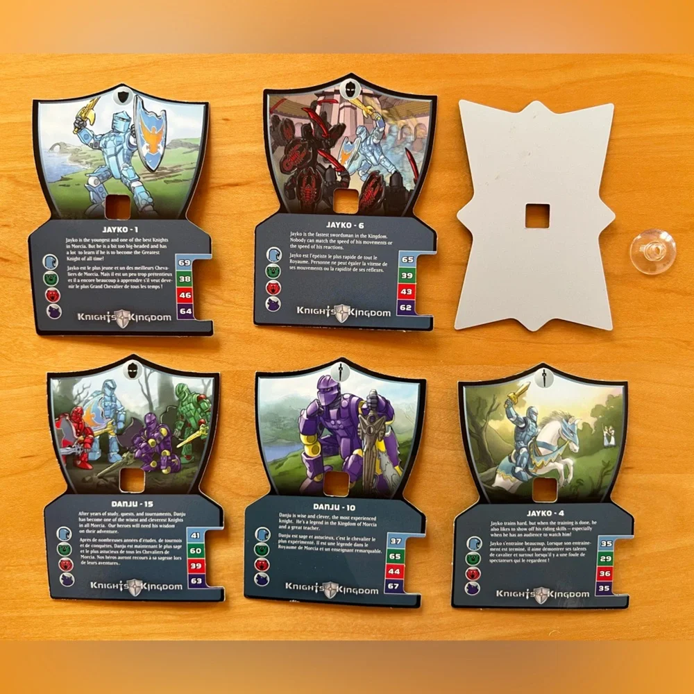 ⚔️Knights' Kingdom 8786 Vladek Complete Figure & Cards 37 40 42 Canister LEGO🛡️